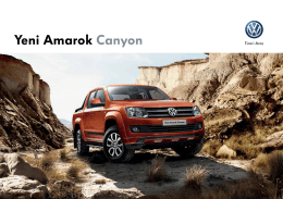 Yeni Amarok Canyon - Volkswagen Ticari Araç
