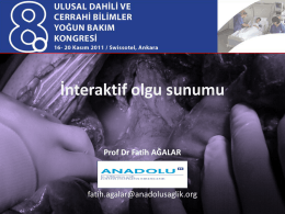 Nekrotizan pankreatit - Prof. Dr. Fatih Ağalar