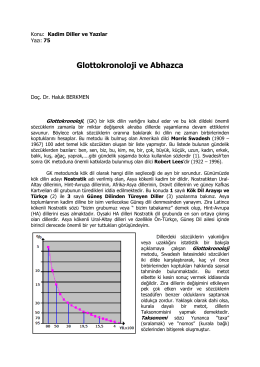Glottokronoloji ve Abhazca