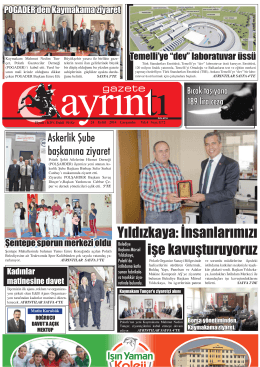 24 Eylül 2014 Çarşamba - Polatlı Gazete Ayrıntı