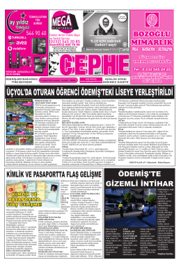 27.08.2014 Tarihli Cephe Gazetesi