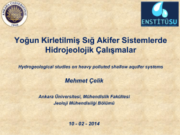 Prof. Dr. MehmetCelik_Sunum - Ankara Üniversitesi Su Yönetimi