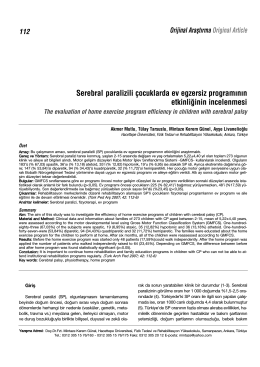 Full Text (PDF) - Türk Pediatri Arşivi
