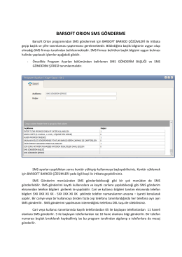 Barsoft Orion SMS PDF