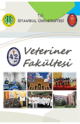 Tanıtım Rehberi - İstanbul Üniversitesi | Veteriner Fakültesi