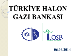tühab faaliyetleri - AOSB Ankara Sanayi Odası 1.Organize Sanayi