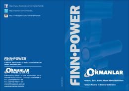 Finn-Power 2014 Genel Katalog
