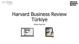 Bütçe - Harvard Business Review Türkiye