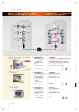 CAV-707AM(AM1/AM2) Home Automation System