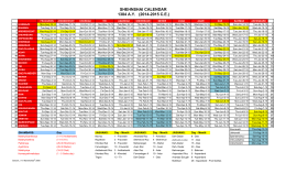 Shahanshahi Calendar 2014-2015