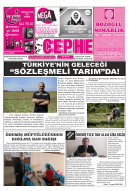 17.10.2014 Tarihli Cephe Gazetesi