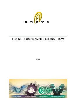 fluent – compressıble external flow