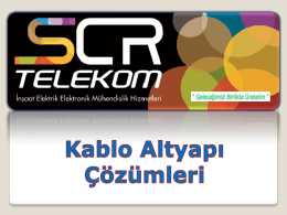 2014 SCR Telekom Altyapı - Akıllı Yapılar