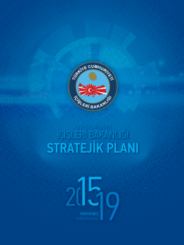 Stratejik Plan - İçişleri Bakanlığı