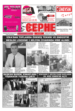 2.04.2014 Tarihli Cephe Gazetesi