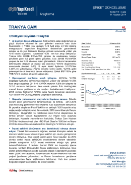 TRAKYA CAM - Yapı Kredi Yatırım