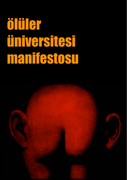 Ölüler Üniversitesi Manifestosu
