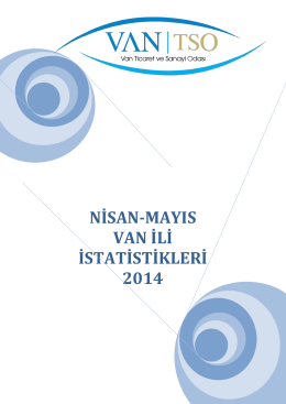 nisan-mayıs van ili istatistikleri 2014