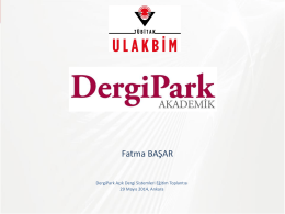 Fatma BAŞAR - DergiPark