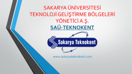 saü-teknokent - Sakarya Üniversitesi Uzaktan Eğitim Araştırma ve