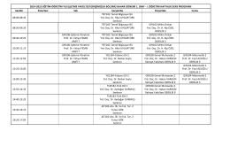 Güncellenmiş 2014-2015 Eğitim Öğretim Yılı
