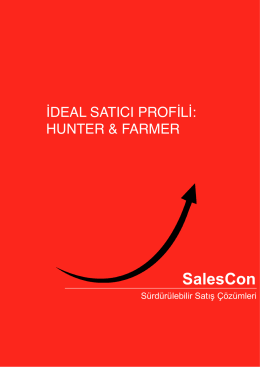 Ideal Satıcı Profili Hunter Farmer