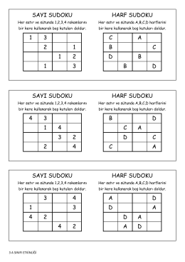 Sudoku1 - Kartanelerim.com