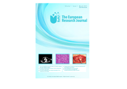 Untitled - The European Research Journal | The European