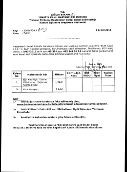 Eki İndir - Trabzon Kanuni Eğitim ve Araştırma Hastanesi