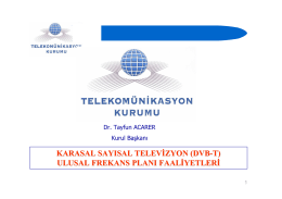 KARASAL SAYISAL TELEVİZYON (DVB
