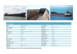MV GULF RIO All details and figures are
