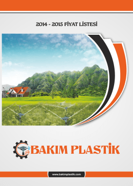 pdf download - Bakım Plastik