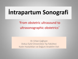 İntrapartum Sonografi