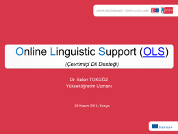 Online Language Support (OLS)