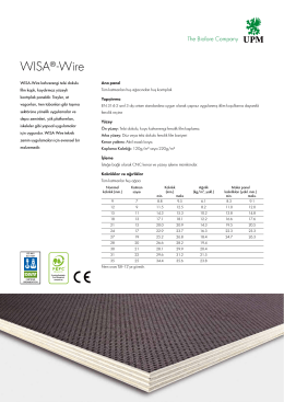 WISA®-Wire - Wisa Plywood
