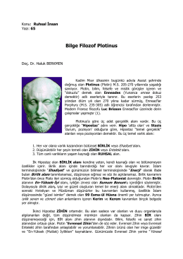 65- Bilge Filozof Plotinus