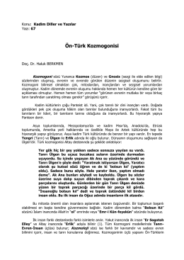 Ön-Türk Kozmogonisi