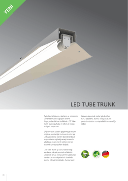 LED TUBE TRUNK - EAE Aydınlatma