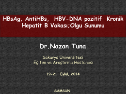 Olgu Sunumu Dr.Nazan Tuna