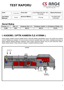 test raporu - CS ARGE Makina Teknoloji Gelistirme San. Tic. Ltd. Sti.