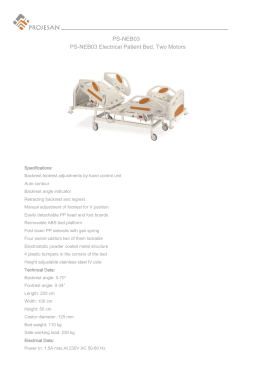 PS-NEB03 PS-NEB03 Electrical Patient Bed, Two Motors