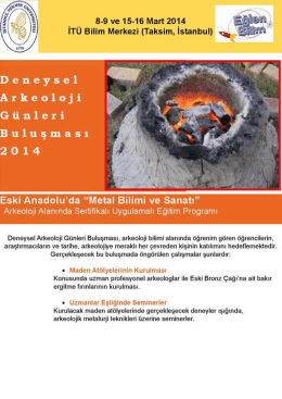 8-9 ve 15-16 Mart 2014 İTÜ Bilim Merkezi (Taksim