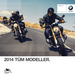 BMW Motorrad Tüm modeller 2014 (PDF 11.5 MB)