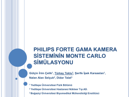 Philips Forte Gama Kamera Sisteminin Monte Carlo Simülasyonu