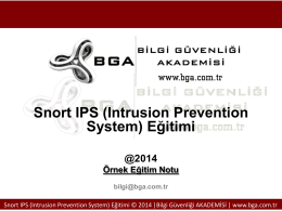 bga_16_snort ips(intrusion prevention system) eğitimi