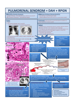 PULMORENAL SENDROM = DAH + RPGN