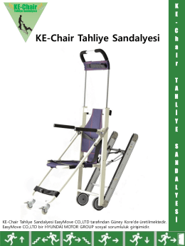KE-Chair Tahliye Sandalyesi