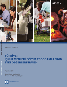 türkiye: işkur mesleki eğitim programlarının etki