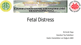 Fetal Distress - Dr. Cenk Yaşa
