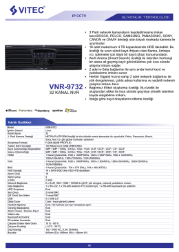 VNR-9732 - Bilgi Elektronik